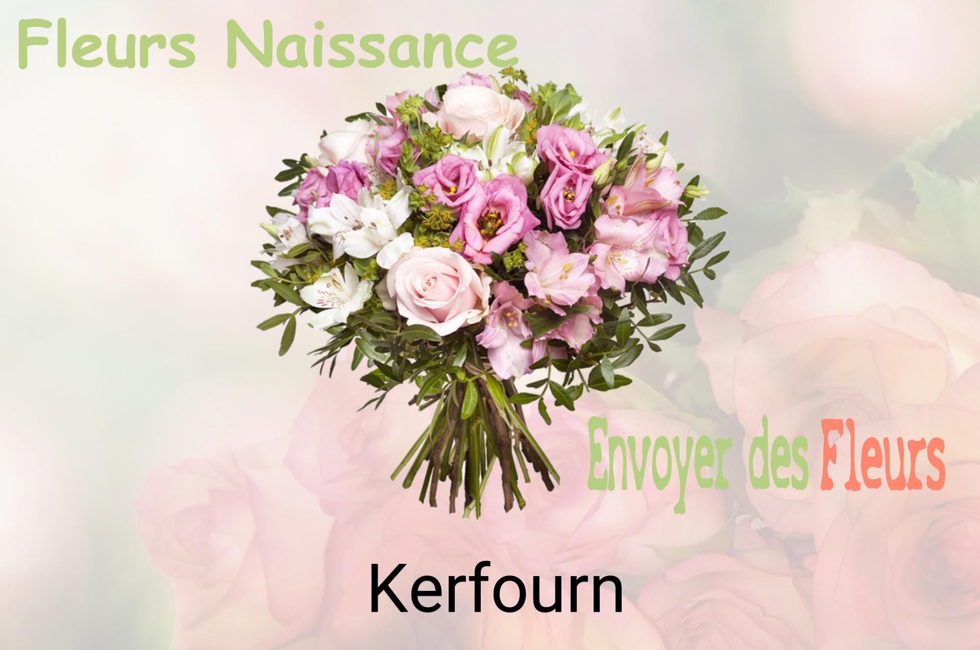 Bouquet de fleurs de naissance livré à Kerfourn